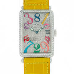 Franck Muller Long Island Crazy Hours Color Dreams 1200 CH D CD COL DR OG YLW