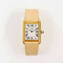 Cartier Tank Must Vermeil Aquarino W1018687