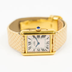 Cartier Tank Must Vermeil Aquarino W1018687